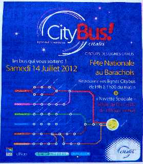 Publicité 14 juillet 2012 à St-Denis - Réseau Cytalis
