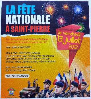 Publicité 14 juillet 2012 à St-Pierre