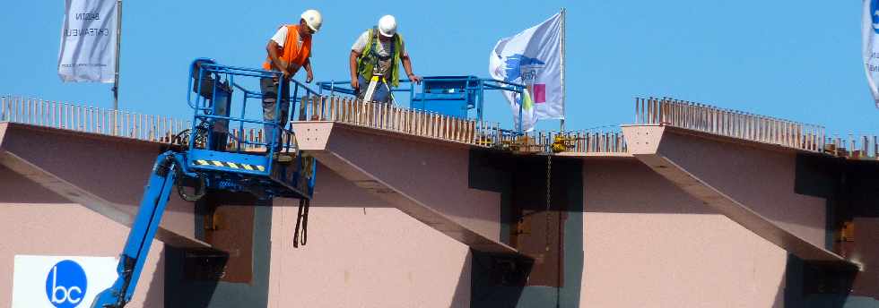 18 juillet 2012 -  Pont sur la Rivire St-Etienne - Positionnement d'une console