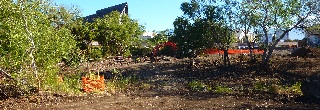 Parc urbain de Ravine Blanche - Dbut des travaux