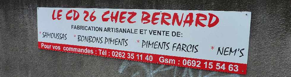 Le CD 26 - Chez Bernard - Samoussas, nems, poulets grillés ...