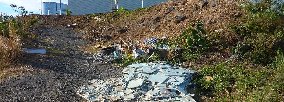 St-Pierre - Chemin Jean Cadet - Dpt sauvage de placo-pltre