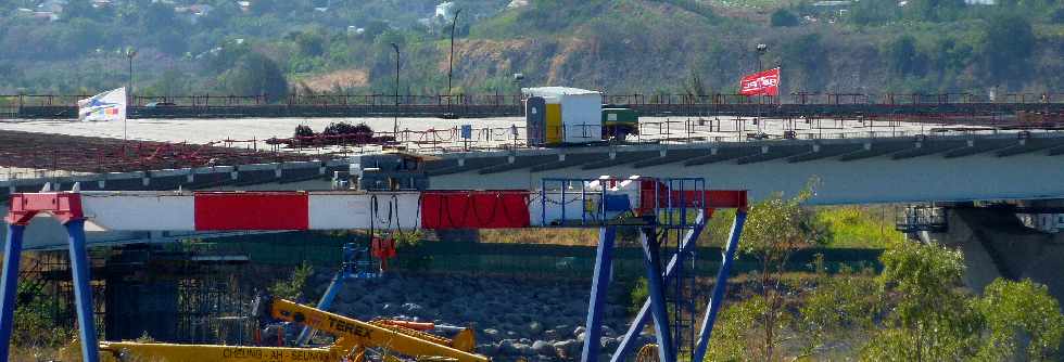 Chantier du pont sur la Riv. St-Etienne - Fin aot 2012