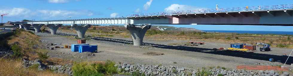 Chantier du pont sur la Riv. St-Etienne - Fin aot 2012