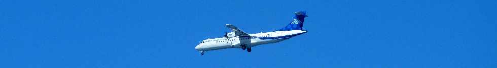 ATR72 d'Air Austral en approche sur ZFE