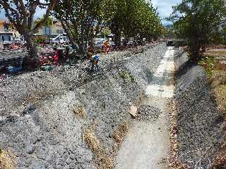 Ravine Blanche - Travaux dans le Canal Sorema