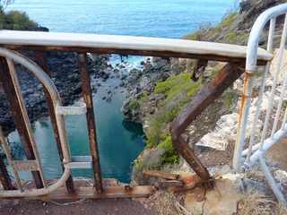 Pont sur la Ravine des Cafres - Bassin 18 - Rambarde