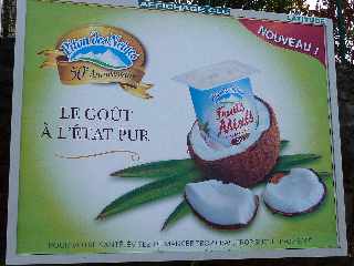 Pub Piton des Neiges - Yaourt coco