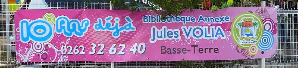 24/10/2012 - Dix ans de la bibliothèque annexe Jules Volia de Basse Terre -