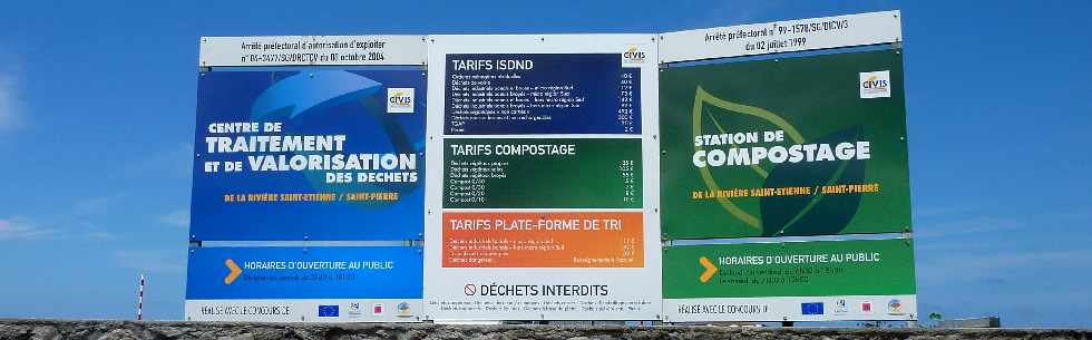 St-Pierre - Station de compostage - Centre de traitrement -Valorisation des déchets