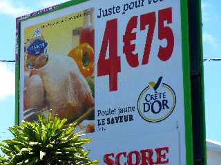 Pub Score poulet jaune