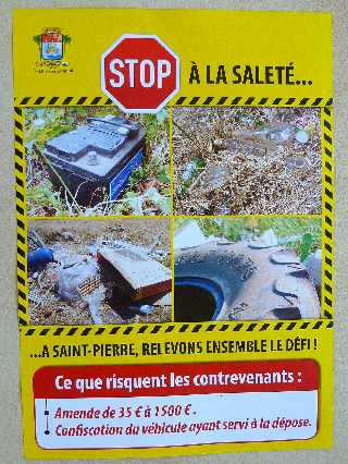 Commune de St-Pierre - Tract Stop  la salet ...