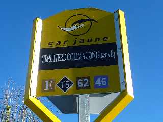 18 novembre 2012 - Route des Colimaons - Arrt Car jaune