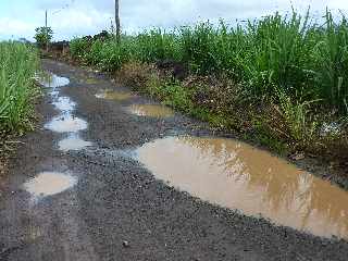 St-Pierre - Chemin Jean Cadet -  Aprs la pluie