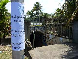 Basse Terre - Passage sous la 4 voies nettoy pour le mariage de Marie Jeanne