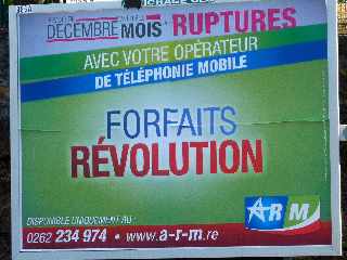 Pub Forfait Rvolution ARM Antenne Runion Mobile - Dc 2012