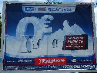 Pub glace Parabole Runion