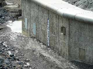 Rivire St-Etienne - Fvrier 2013 - Cyclone Felleng - Mur de rehausse