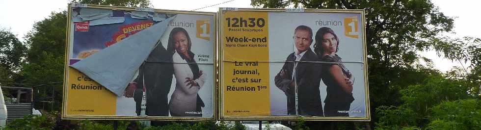 Pub Reunion 1re - Affiches dcolles par la pluie