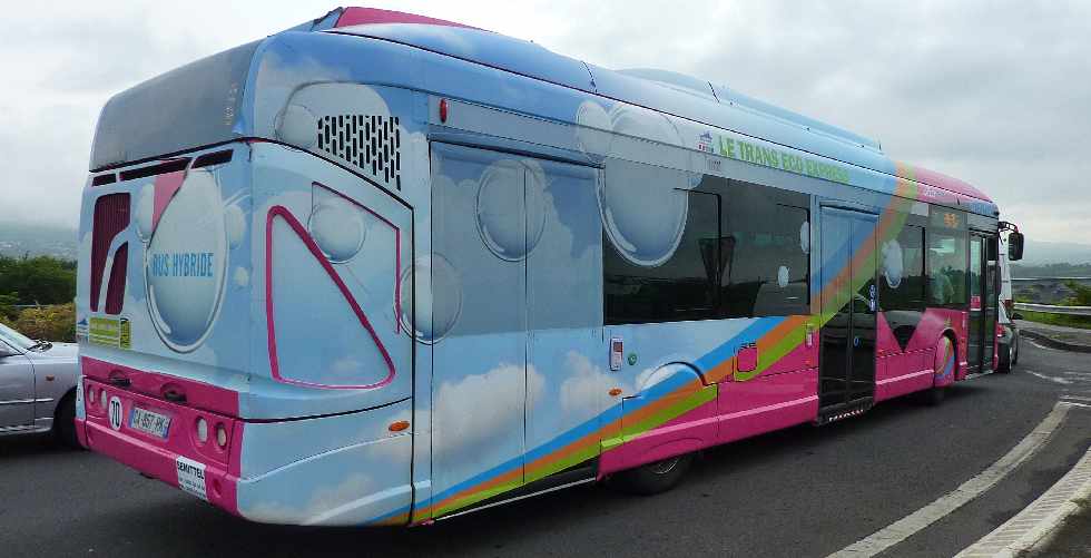 Trans Eco Express bloqu dans les embouteillages - St-Louis