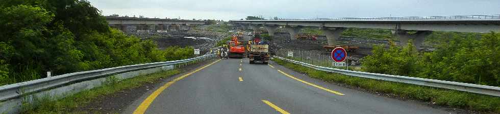 Rivire St-Etienne - Travaux sur le radier - 7 fvrier 2013