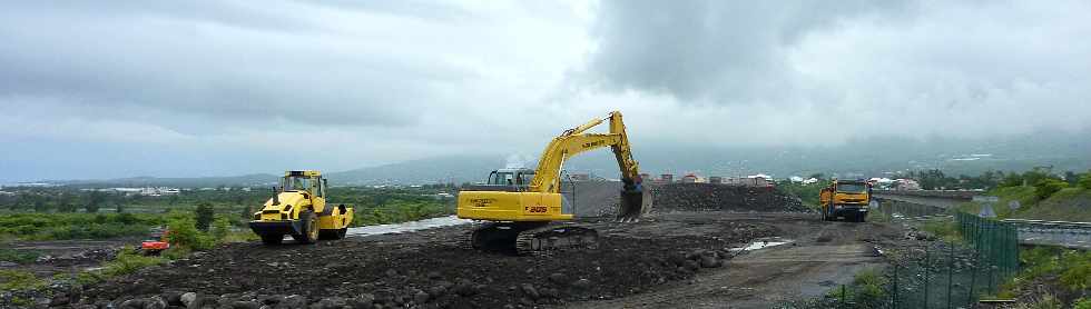 Rivire St-Etienne - Travaux sur le radier - 7 fvrier 2013