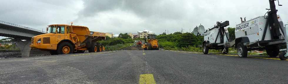 Rivire St-Etienne - Travaux sur le radier - 7 fvrier 2013