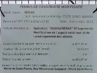 St-Pierre -  ZAC Océan indien - Opération Maskarenas - fin février 2013