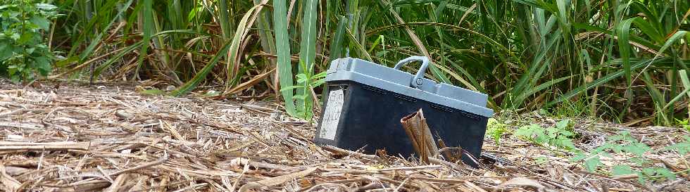 Bassin Plat -  Chemin Ringuin - Batterie usage abandonne