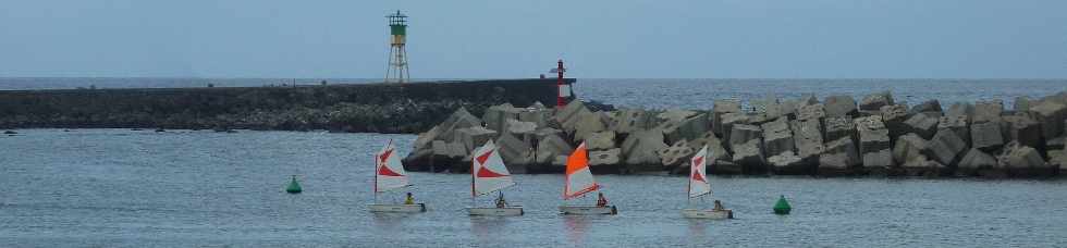 St-Pierre -  Mars 2013 - Optimist dans l'entre du port