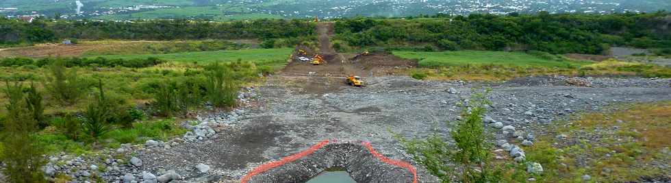 22 mars 2013 - Le chantier de l'interconnexion des périmètres irrigués du Bras de la Plaine et du Bras de Cilaos