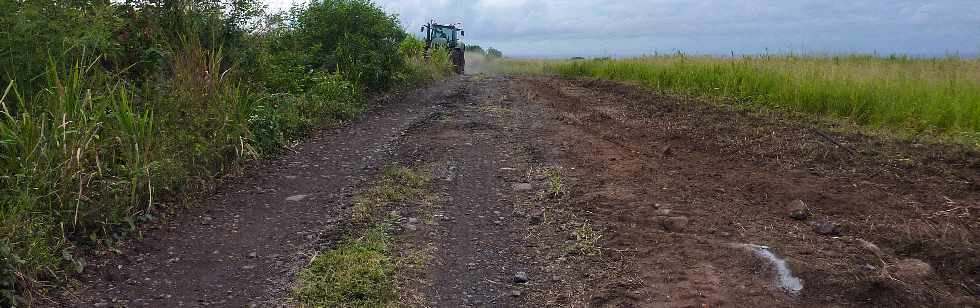 Bois d'Olives - chantier de l'interconnexion des primtres irrigus du Bras de la Plaine et du Bras de Cilaos