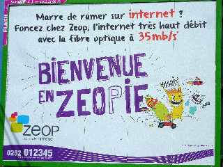 Pub Bienvenue en Zopie