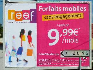 Pub Reef - Forfaits mobiles outremer Telecom