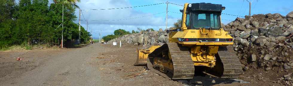 Avril 2013 - Pierrefonds - Chantier de l'interconnexion des primtres irrigus du Bras de la Plaine et du Bras de Cilaos -