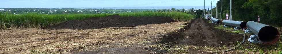 Travaux interconnexion Bras de la Plaine - Bras de Cilaos - St-Louis - Chemin Lare