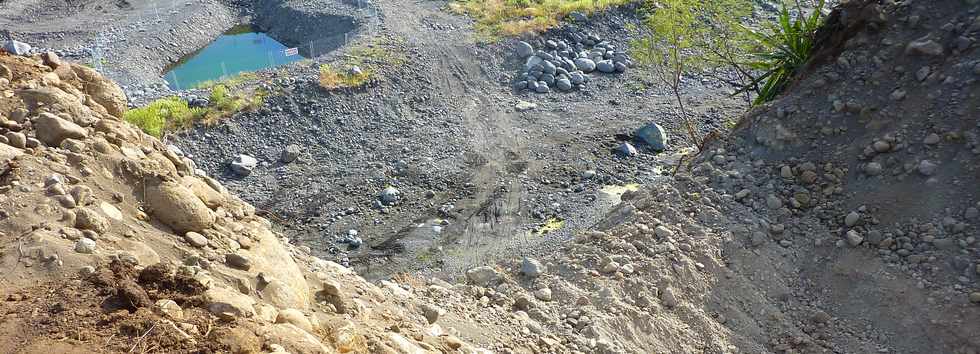 19 mai 2013 - Pierrefonds - Travaux du chantier d'interconnexion des primtres irrigus Bras de la Plaine - Bras de Cilaos