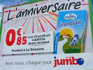 Pub Jumbo - Lait