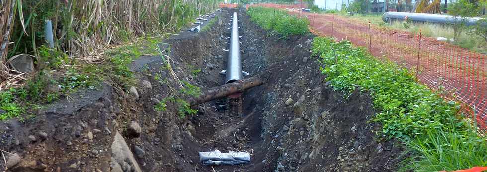 2 juin 2013 - St-Pierre - Pierrefonds - Chantier de l'interconnexion des primtres irrigus