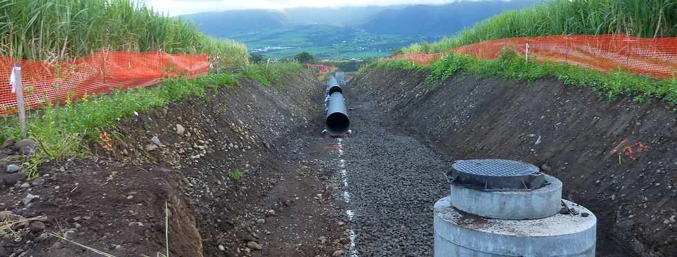 2 juin 2013 - St-Pierre - Pierrefonds - Chantier de l'interconnexion des primtres irrigus