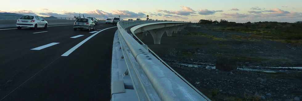 11 juin 2013 - Ouverture du pont sur la rivire St-Etienne - Sens nord-sud