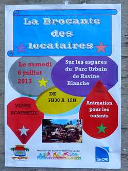 Brocante des locataires - samedi 6 juillet 2013 - St-Pierre