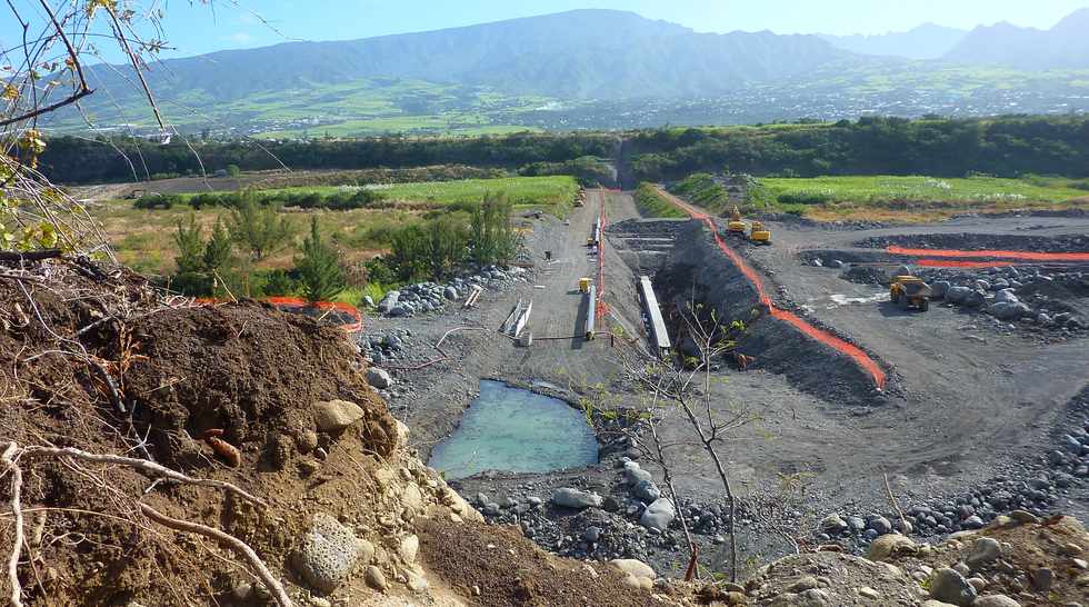 8 juillet 2013 - Travaux d'interconnexion des primtres irrigus - Rivire St-Etienne