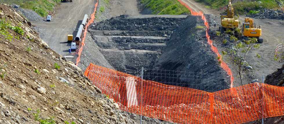 Juillet 2013 - Chantier de l'interconnexion des primtres irrigus - Rivire St-Etienne