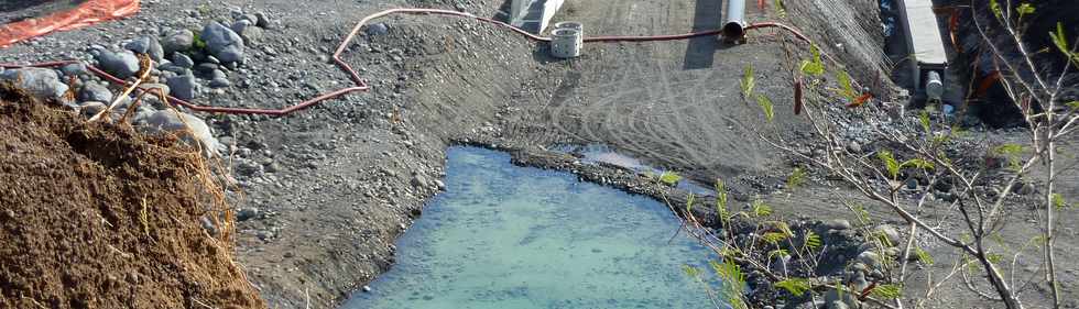 Juillet 2013 - Chantier de l'interconnexion des primtres irrigus - Rivire St-Etienne