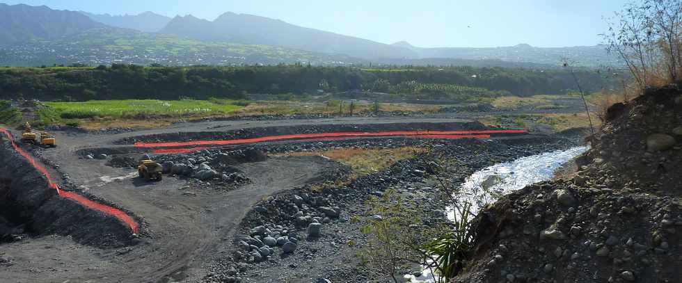 Juillet 2013 - Chantier de l'interconnexion des primtres irrigus - Rivire St-Etienne