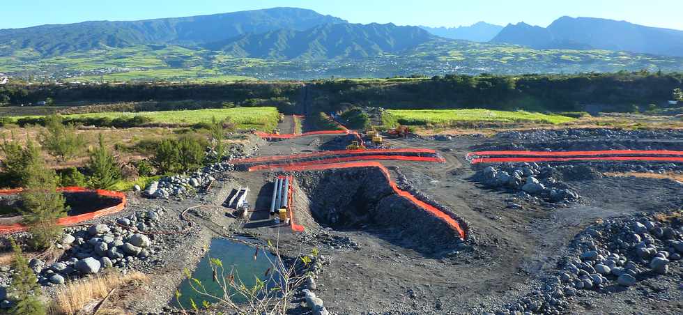 21 juillet 2013 - Chantier de l'interconnexion des primtres irrigus du Bras de la Plaine et du Bras de Cilaos -