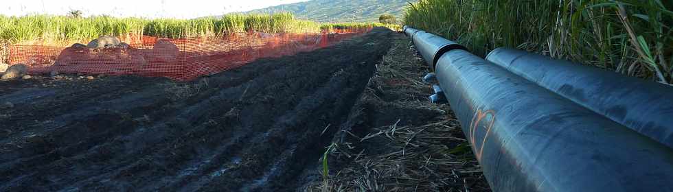 21 juillet 2013 - Chantier de l'interconnexion des primtres irrigus du Bras de la Plaine et du Bras de Cilaos -