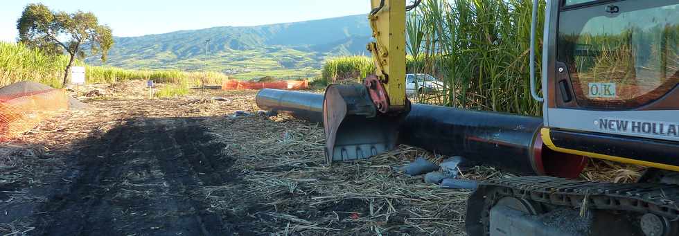 21 juillet 2013 - Chantier de l'interconnexion des primtres irrigus du Bras de la Plaine et du Bras de Cilaos -