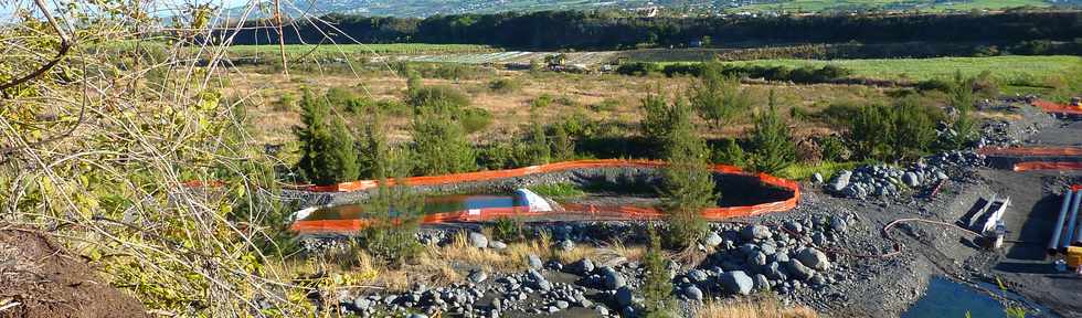 21 juillet 2013 - Chantier de l'interconnexion des primtres irrigus du Bras de la Plaine et du Bras de Cilaos -